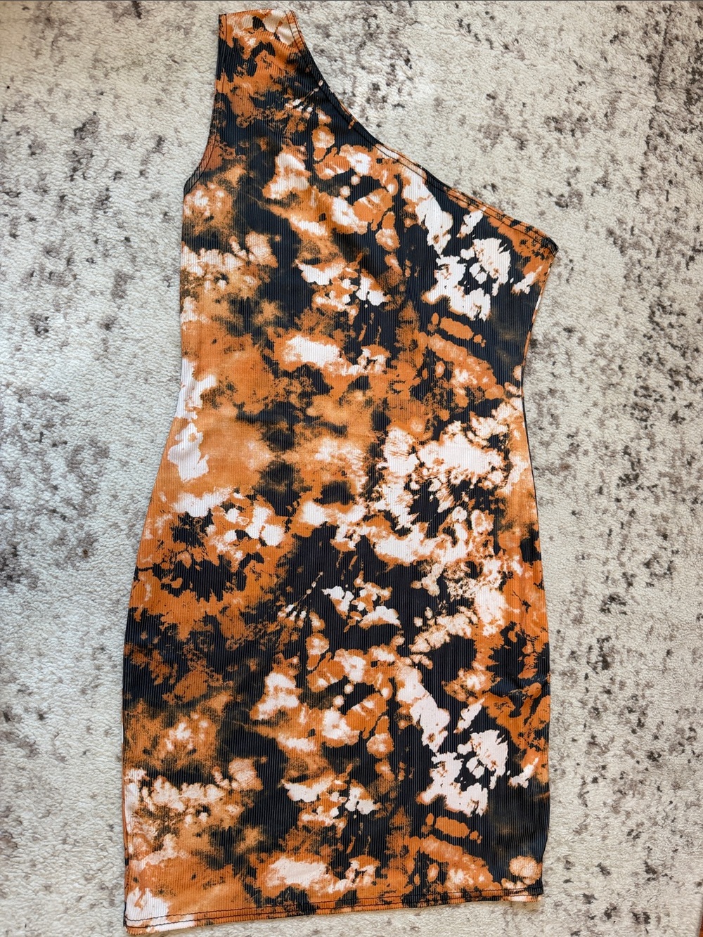 Missguided Abstract Bodycon Dress - Size 8